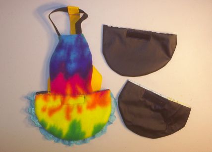 Rainbow Print Diaper w/ Lace